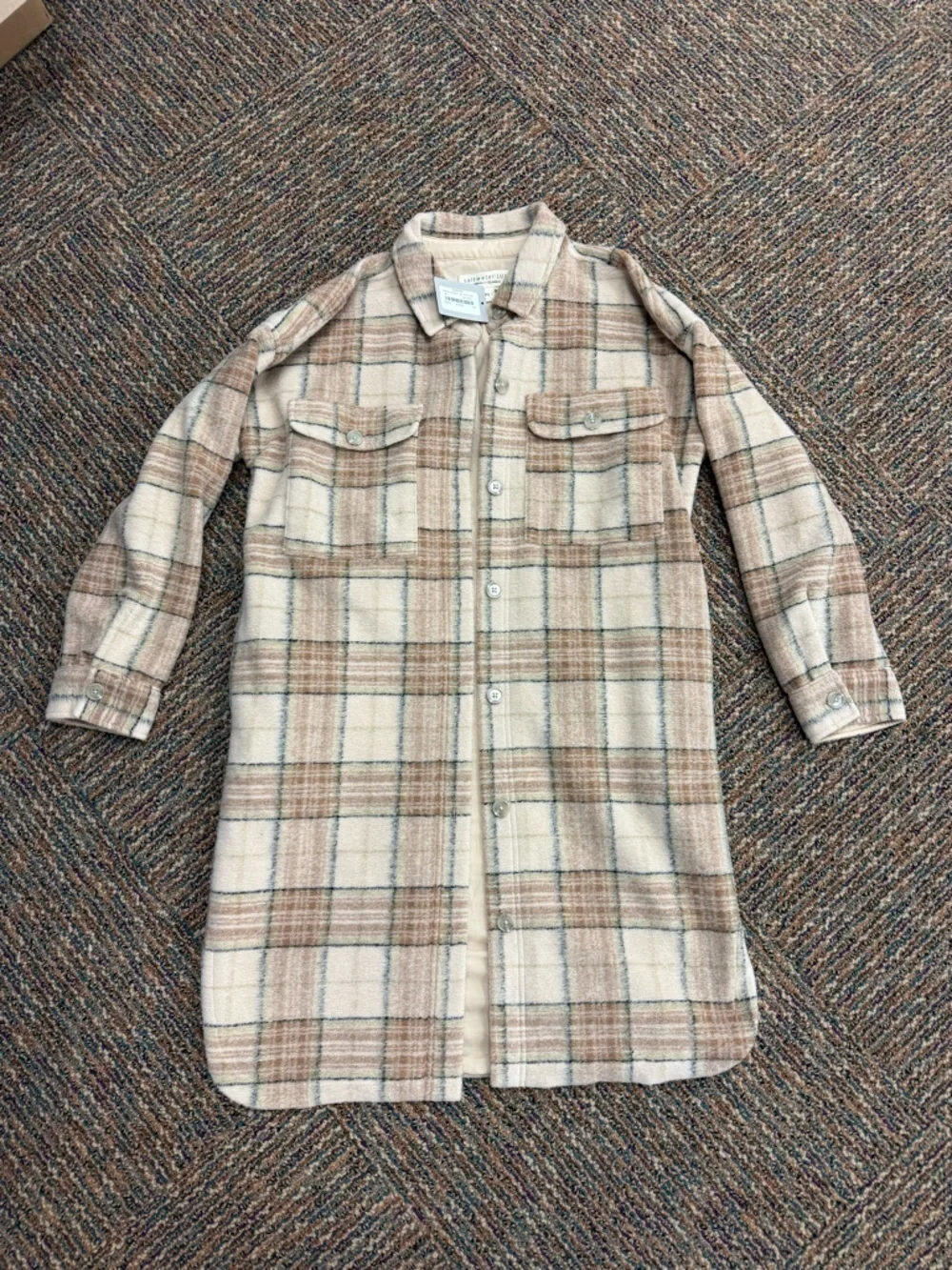 Saltwater Luxe Nolin Plaid Jacket NWT